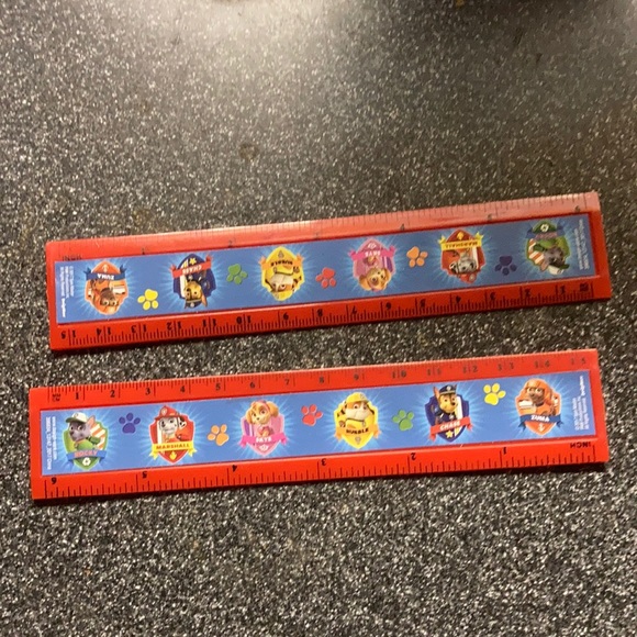 Paw Patrol | Other | Paw Patrol Rulers 2x | Poshmark